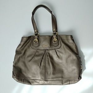 Coach Purse- Champagne Leather